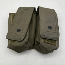 Mil Spec Tactical Gear Dual Pistol Mag Pouch OD Green Molle