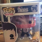 Funko Pop! Football NFL Tom Brady Patriots #39 Vinyl Figure w/ Removable Helmet