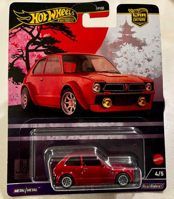 #ad Hot Wheels Japan Historic 4 Red #x27;73 Honda 1:64 Rare *Free Shipping* $12.05