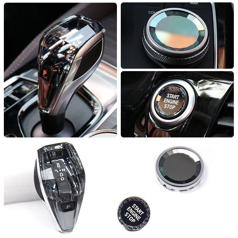 CRYSTAL GEAR SHIFTER KNOB For BMW G20 G28 G22 G29 X5 G05 X6 G06 X7 G07 G14 G15 Foto 2 de 4
