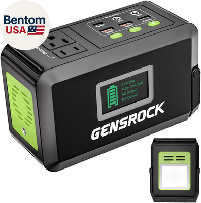 Portable Power Bank, 24,000Mah Portable Laptop Charger with 150W Peak AC Outlet,