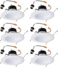 HALO 6 inch Recessed LED Can Light – Retrofit Ceiling  Downlight3000K (6 Pack)