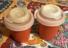 vintage 1970s “TUPPERWARE” PICNIC BASKET w/PLATES-CUP-SALT/PEPPER SHAKER SET wow — photo 5
