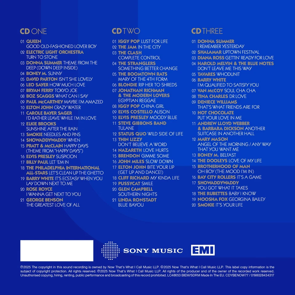 Various Artists NOW Yearbook Extra 1977 (CD) Collector's  Album - Image 2 of 2