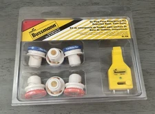 NOS Bussman Fuses Plug Fuse Emergency Kit Assorted SL Fuses & Fuse Tester SL-EK