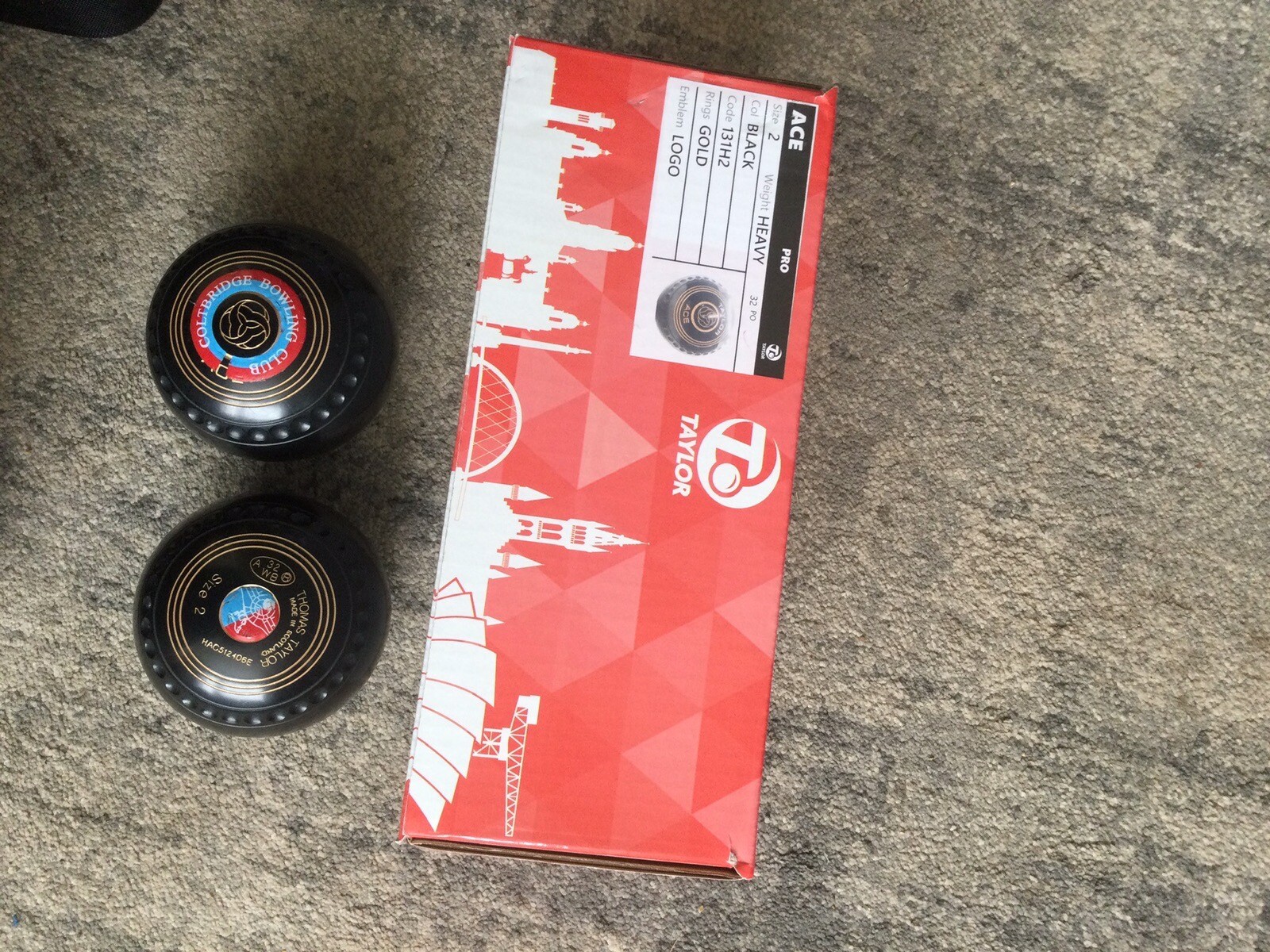 Taylor ace lawn bowls Size 2 Stamped 32 eBay