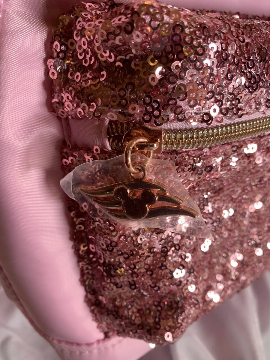 Bibbidi Bobbidi Boutique Backpack Disney Cruise Line RARE Pink ? Sequin Disney Cruise DCL Bibbidi Bobbidi Boutique Backpack in Pink  main image 3