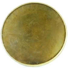 Leedy 18"Calf Skin Bass Drum Head Maple Flesh Hoop Superior Hardwhite Floor Tom