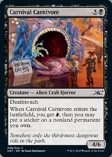 Carnival Carnivore (UNF 68) Near Mint Foil - MTG single