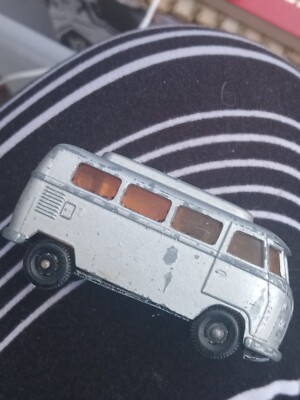 Vintage  Matchbox Volkswagen Camper No. 34C Diecast VW Bus Lesney England