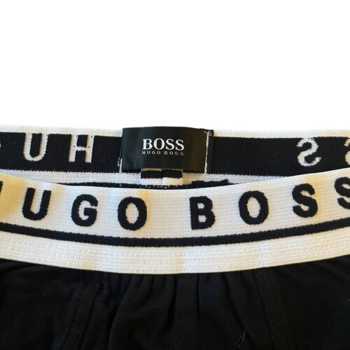 Hugo Boss Men's Cotton Stretch Jersey Boxer Shorts with Logo Waistband 3 Pack - Picture 35 of 54
