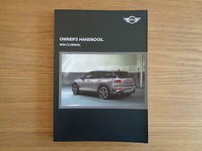 Mini Clubman Owners Handbook/Manual 15-18