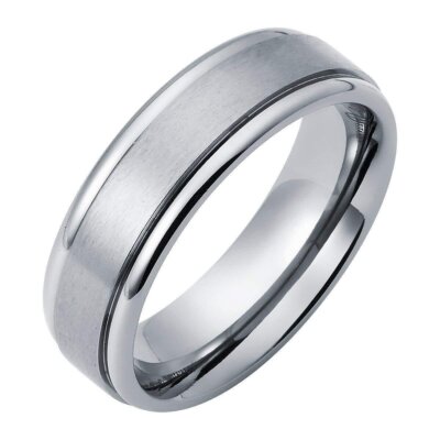 Vatertag Geschenk Titan 7 mm Mode oder Ehering Ring