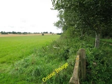 Photo 6x4 Field and boundary near Ashley Ashley/ST9394 I wonder if the p c2012