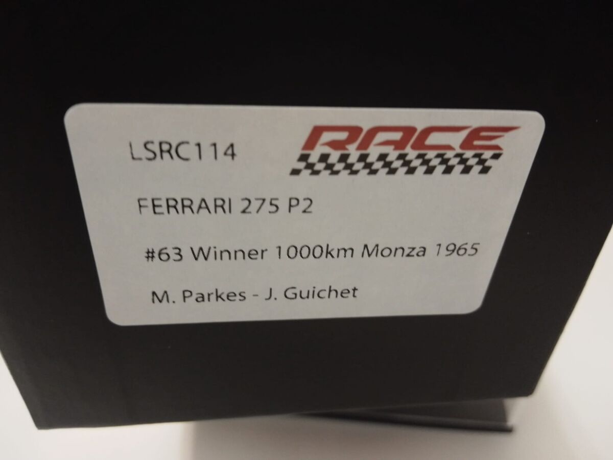 Looksmart Ferrari 275 P2 #63 Parkes Guichet Win 1000 Km Looksmart Ferrari 275 P2 #63 Parkes Guichet Win 1000 Km