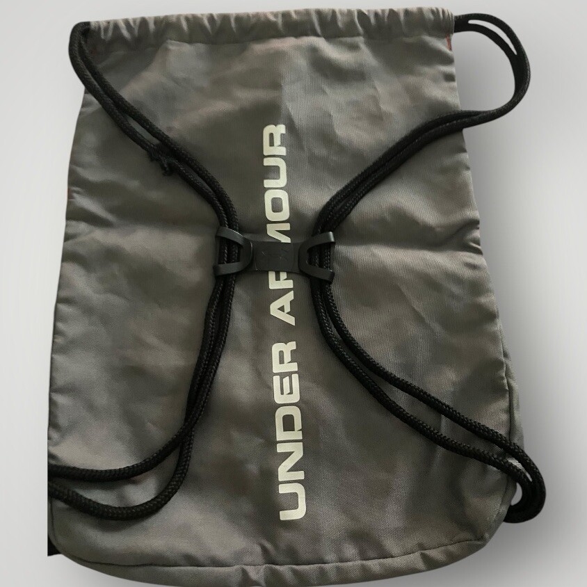 under armour Double drawstring backpack Red / Sil… - image 6