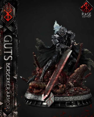 Guts Berserker Armor Rage DELUXE Edition Polystone Statue Figure Berserk Prime1