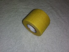 DARK YELLOW  GRIP  TAPE  1.5"x10yds. BUY 6 ROLLS GET 6 ROLLS  FREE SPORTSTAPE