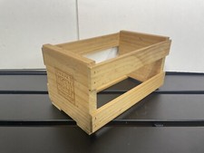 Napa Valley Box Company Pine Wooden CD Holder Crate Decor Holds 21 Jewel Cases