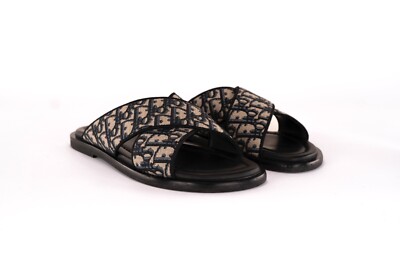 Dior Alias SandalBeige and Black Dior Oblique Jacquard | eBay UK