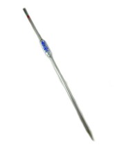 10mL Bulb Form Pipette - Borosilicate Glass - Class B - Blue Graduation - Labs