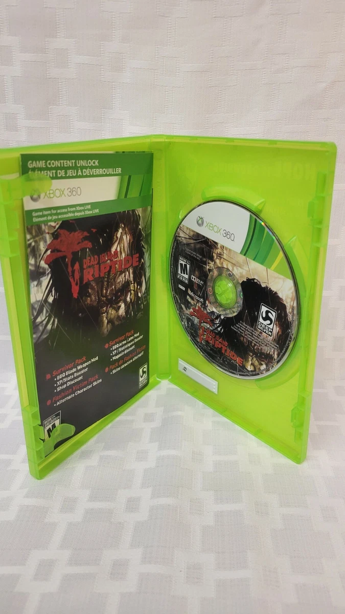 Xbox 360 Dead Island Riptide Special Edition Video Game Used With Manual