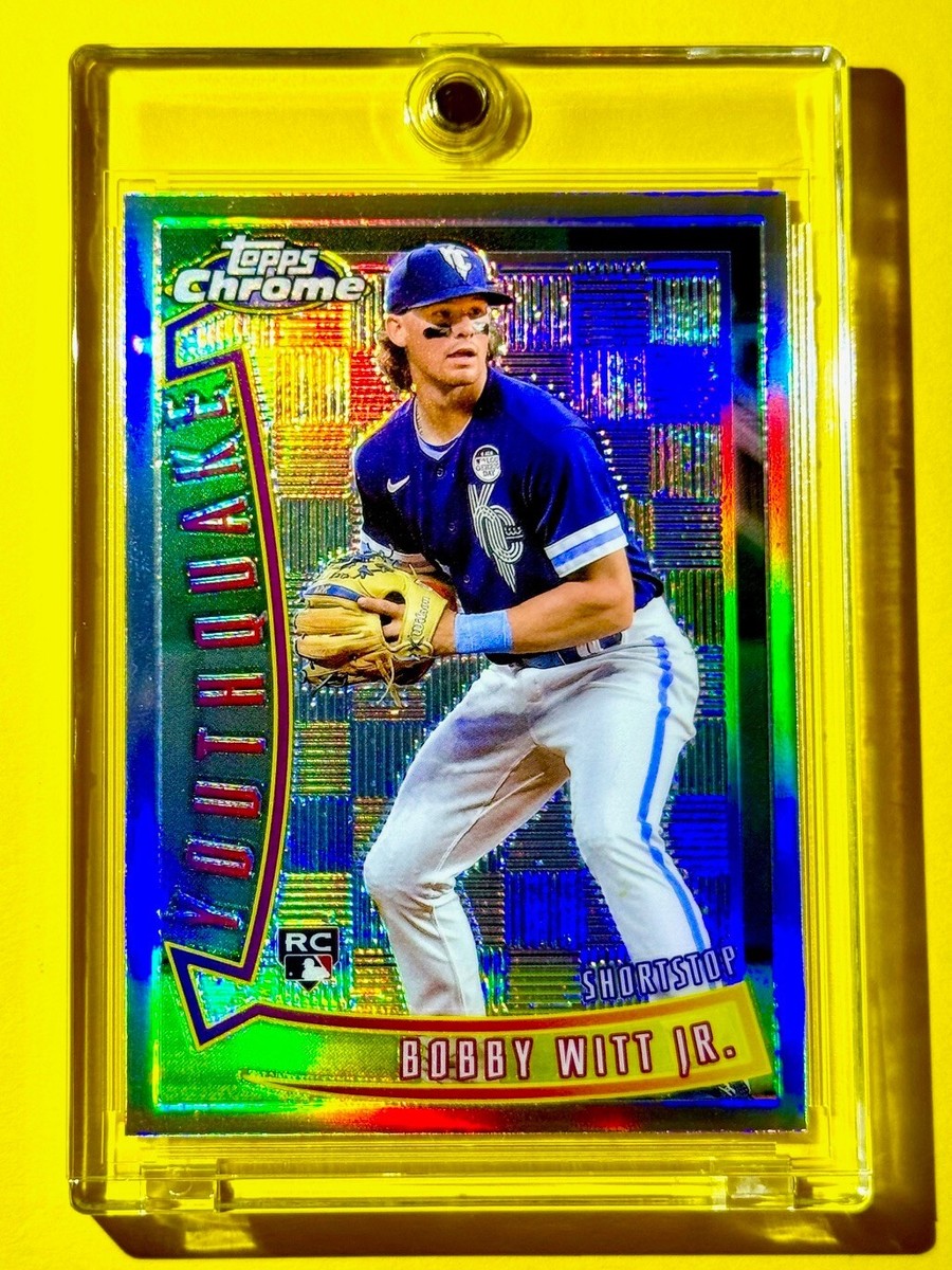 ゲームセンター・ゲームカード BOBBY WITT JR. Bobby Witt Jr. RARE SILVER REFRACTOR ROOKIE CARD TOPPS CHROME