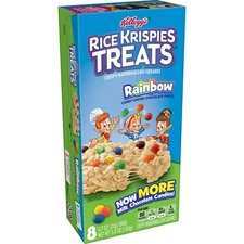 Rice Krispies Treats Rainbow Snack Bars 96 Individually Wrapped Marshmallow Bars