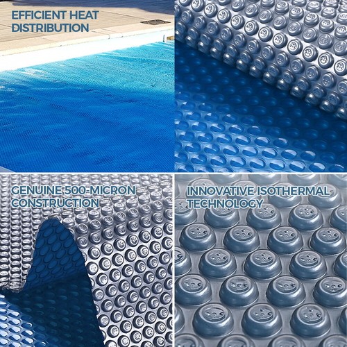 Groverdi Pool Cover 500 Micron Swimming Pool Cover Solar Blanket 8M x 4.2M - Picture 5 of 9