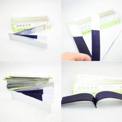 200Pcs Dental Articulating Paper Blue Thin Strips 10sheets/book 20 books/Box Red