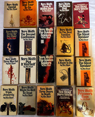 Nero Wolfe Rex Stout BUY AS MANY G/VGood 80's PB & GET $4.75 FLAT SHIPPING # 1
