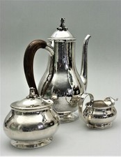 Art Deco Kaffeekern 925er Silber Kaffeekanne Baltensperger Schweiz (P109)