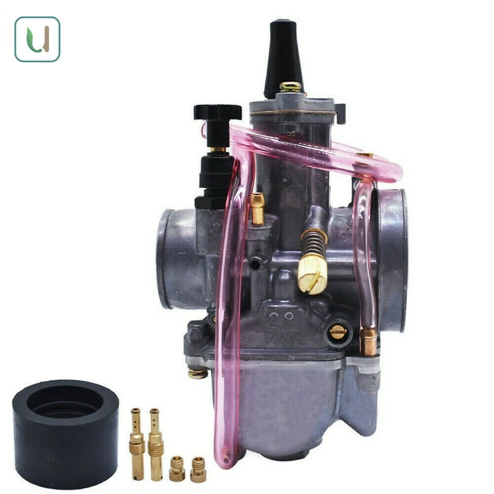 Carburador y filtro de aire para Honda CR80 CR80R CR85R Kawasaki Yamaha PWK32 nuevo Foto 4 de 4