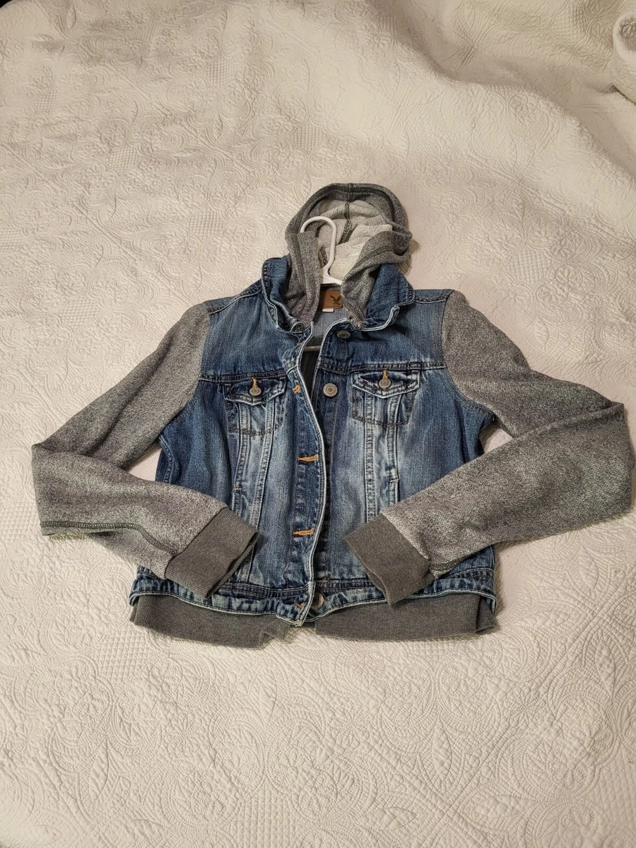 American eagle shop denim jacket womens
