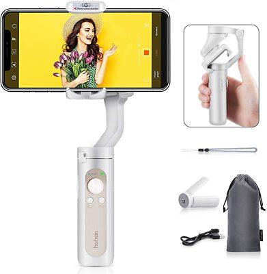 Hohem iSteady X Smartphone Foldable 3-Axis Gimbal Handheld Stabilizer...