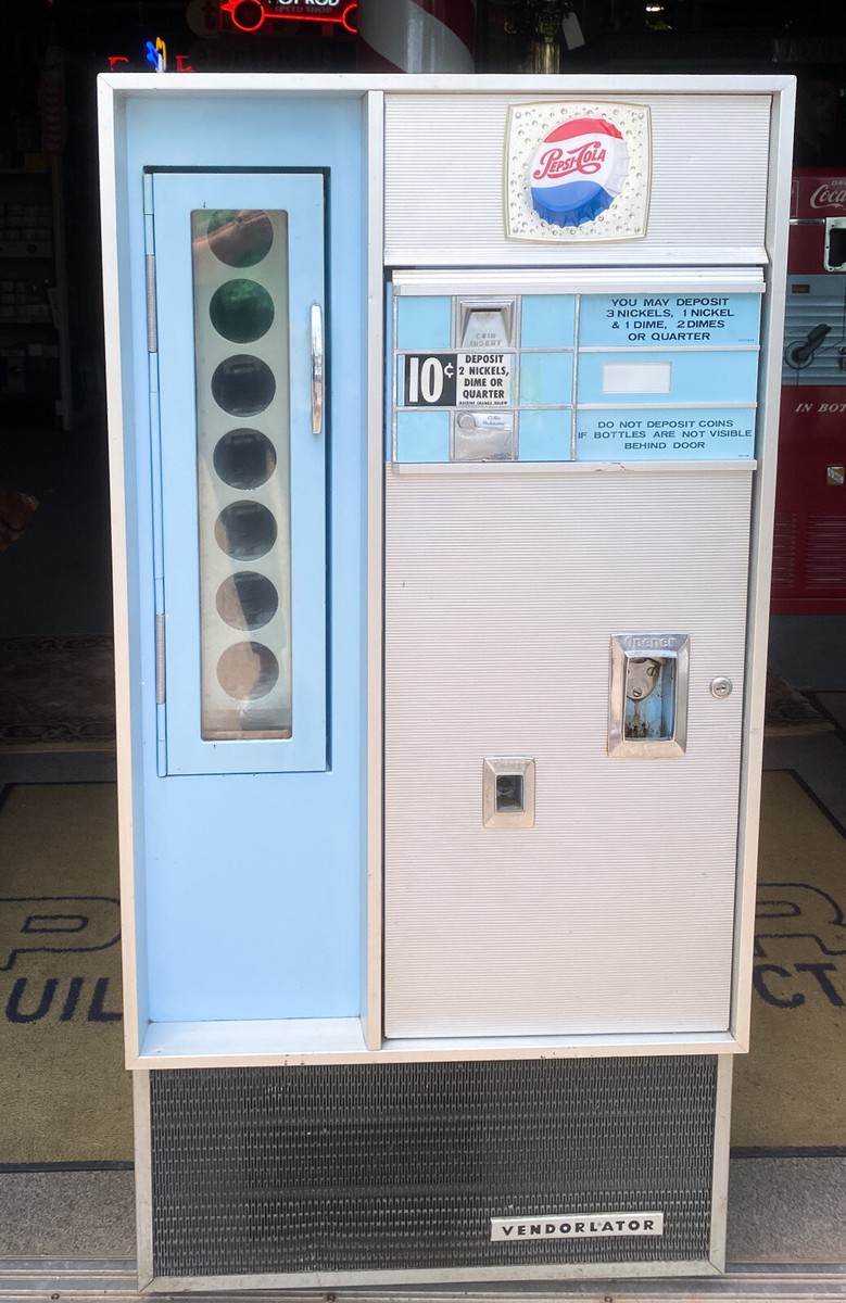 Vintage Pepsi Machine Vendo 56 Retro 1960's Square Top | eBay