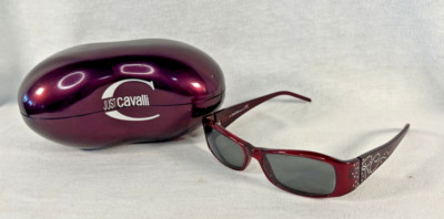 Roberto Cavalli Purple Gradient Oval Sunglasses with Silver Logo Detail Aug29-Tray15-12.jpg?v=  main image 3
