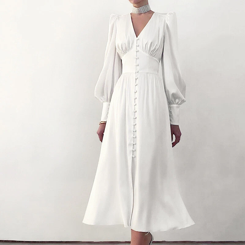 ebay long white dress White Long Dresses for Women for sale