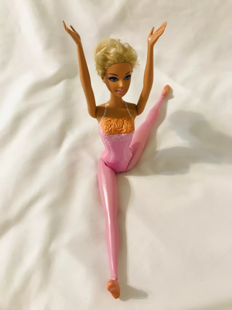 BARBIE DOLL THE BALLERINA FLEXIBLE BLONDE HAIR GIRL 2009 MATTEL