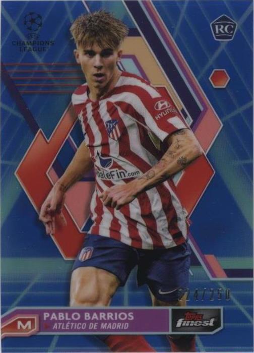 2022-23 Topps Finest UEFA Club Competitions Pablo Barrios