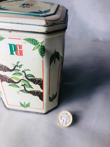 Advertising Tin PG Tips Tea Bags White Metal Vintage ra - Foto 3 di 10