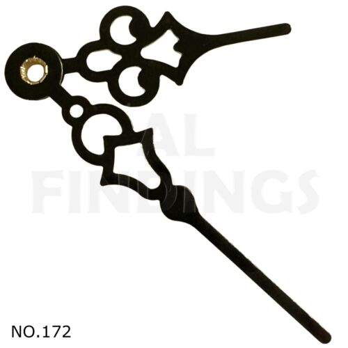 New Press Fit 2x Quartz Metal Clock Hands For Movements Hand Holes 3.1mm & 5.0mm - Picture 74 of 85