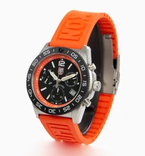 Luminox Pacific Diver Orange Sapphire Black Dial Chronograph Men's Watch XS.3149