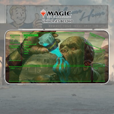 Playmat MTG Magic The Gathering x Fallout - Knowledge