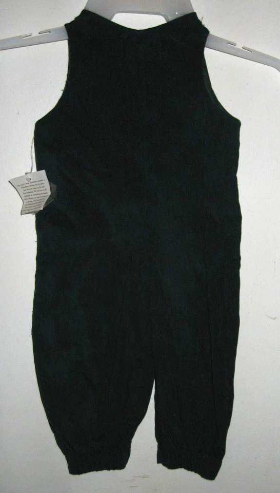 Mameluco de Bolsillo Strasburg Verde Pana Hojas de Otoño 3 Mos NUEVO Colección Reliquia Foto 3 de 4