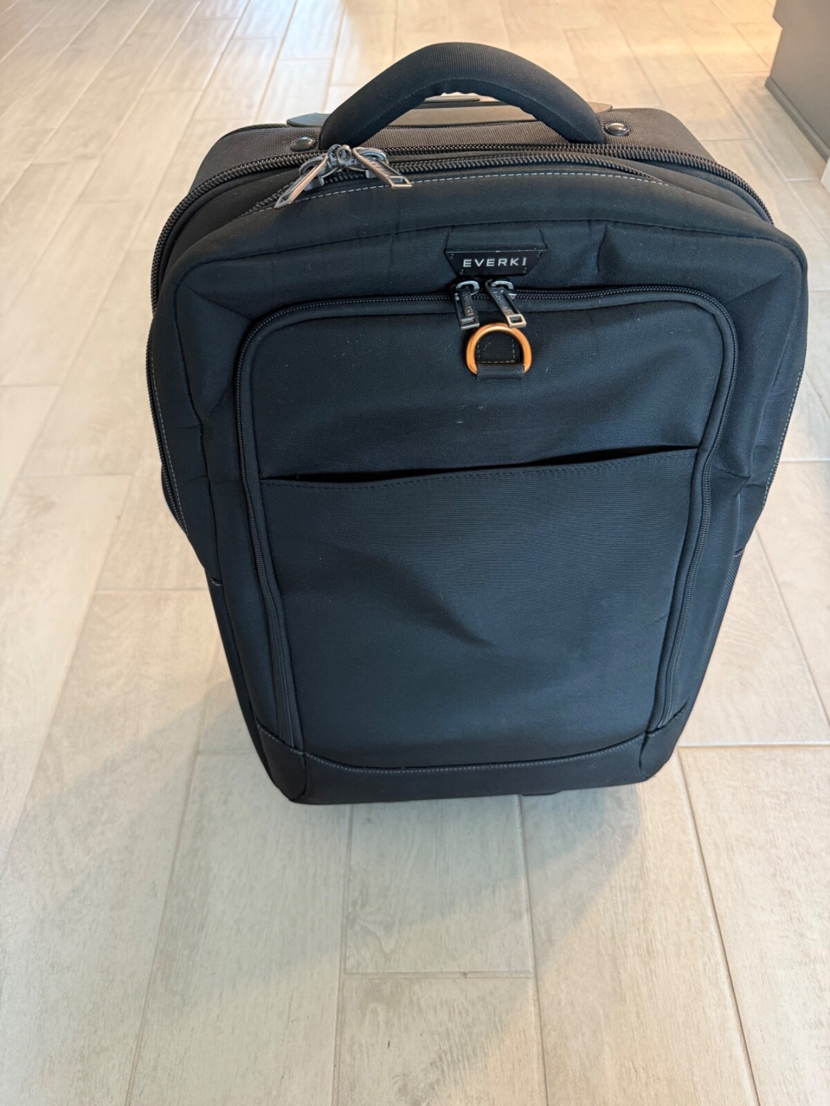 Everki Black Wheeled Laptop Trolley Carry On Suitcase Bag
