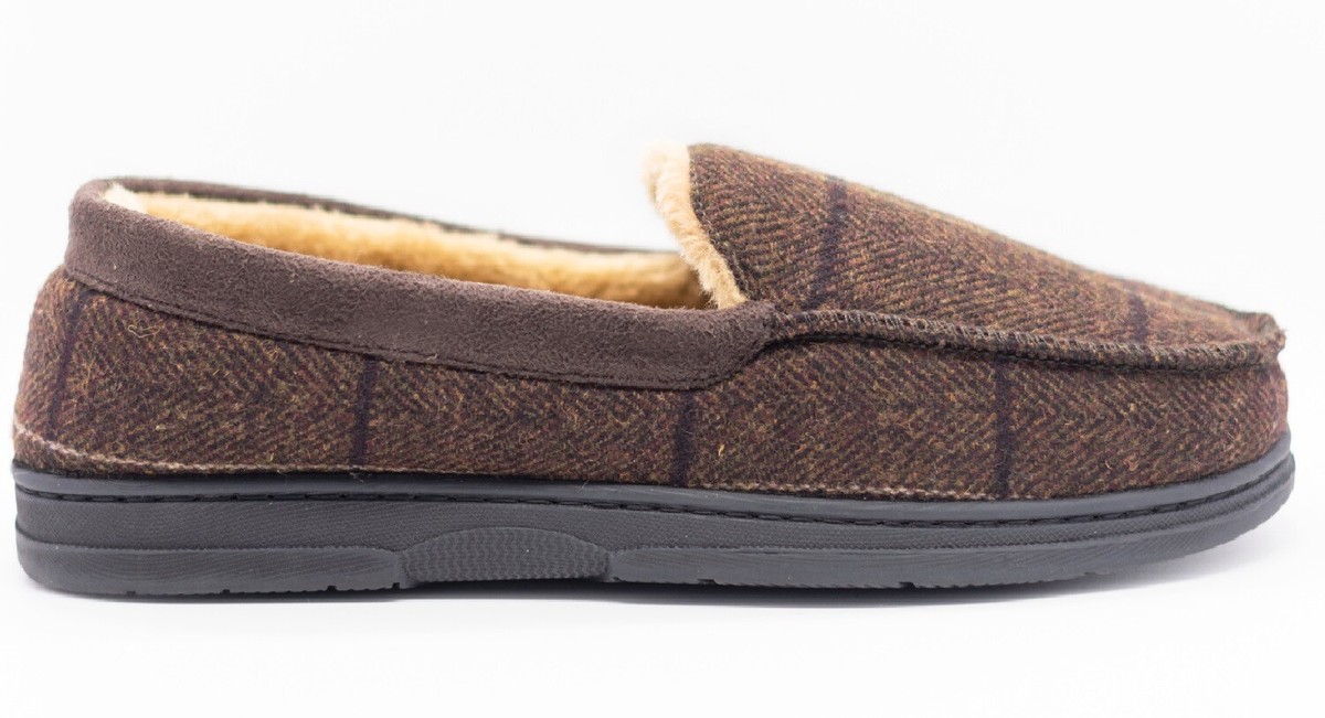 Ciabatte Uomo Natale Dunlop Pantofole Da Uomo In Vera Pelle