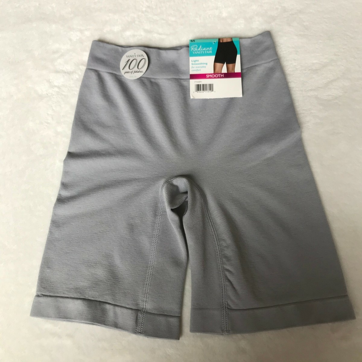 Vanity Fair Women's Feather Gray Soft Stretch Smoothing Slip Short Size S/5  NEW