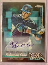 Robinson Cano AUTO # 01/25 Topps Chrome Refractor 2014 Topps Shelf Autograph SP
