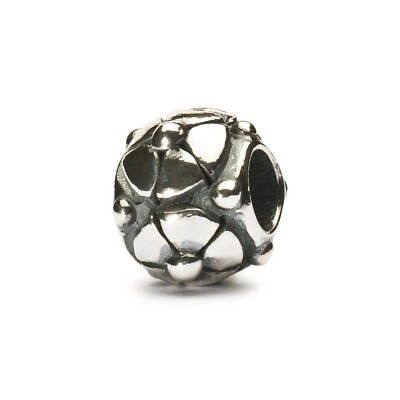 Trollbeads Elfbeads 925 Sterling Silver CHRISTMAS ROSE BEAD